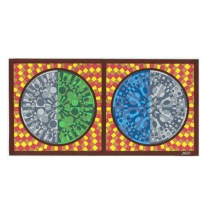 Untitled Mandala no. 27 (Twin mandala)